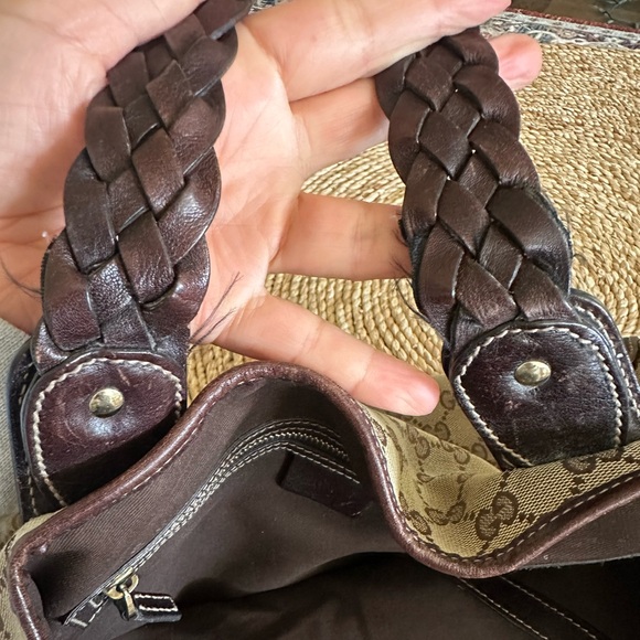 Gucci GG Canvas Medium Pelham Hobo Bag VTG - Picture 13 of 14